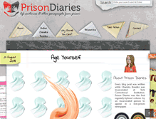 Tablet Screenshot of prison-diaries.com